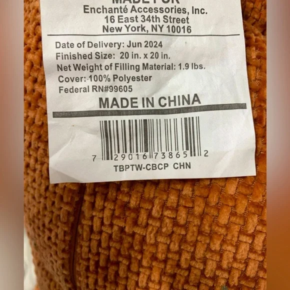 NWT Sheffield Home Plaid Throw Blanket & Textured Pillow Set Cozy Chenille - Picture 4 of 5